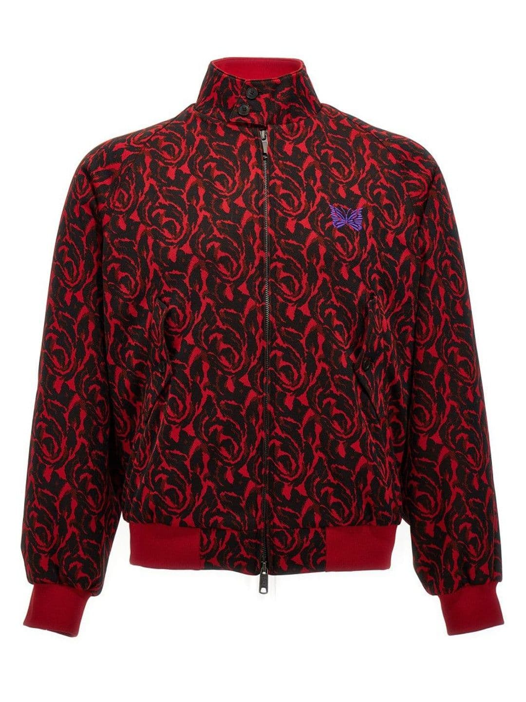 Baracuta Red Jacquard Bomber Jackets - view 1