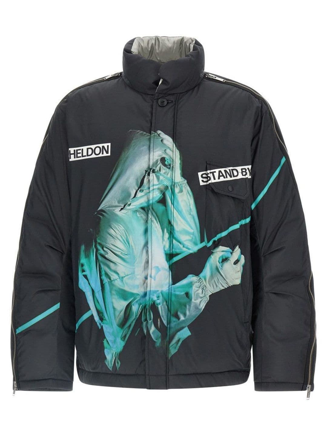 Undercover Black Graphic Jacket - view 1