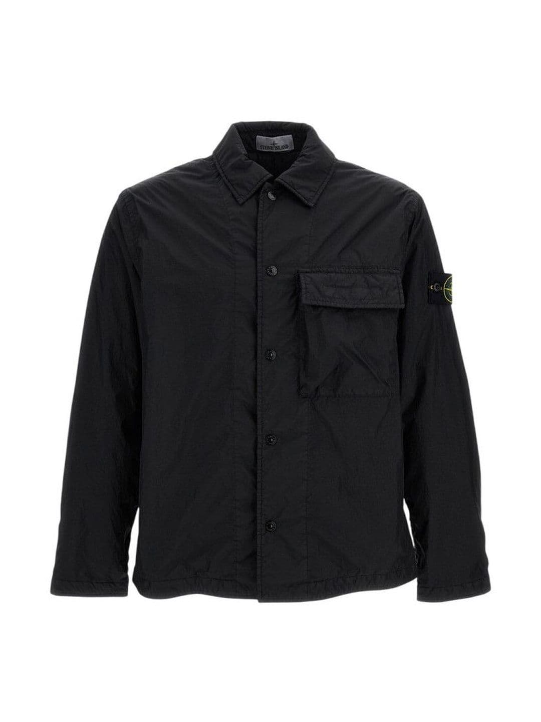 Stone Island Black Shirt Collar Jackets - view 1