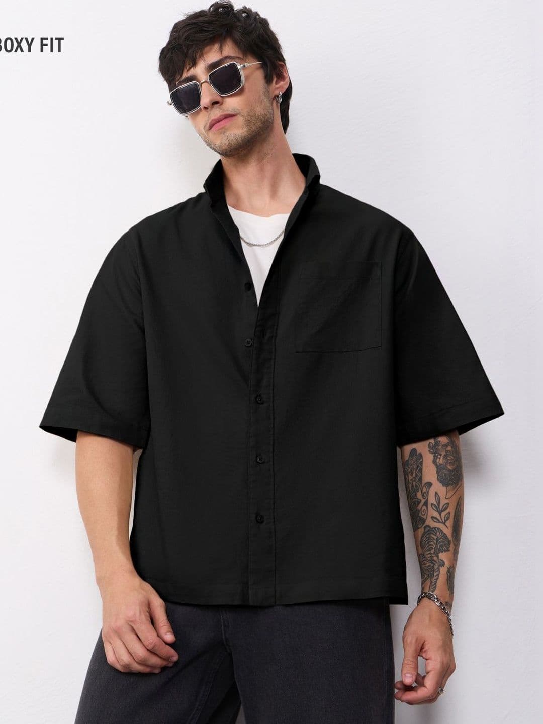 The Souled Store Men Boxy Casual Shirt - view 1