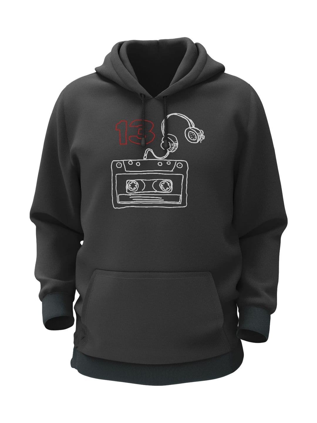 THE PRINT PLATTER Men Printed Hooded Sweatshirt - view 1