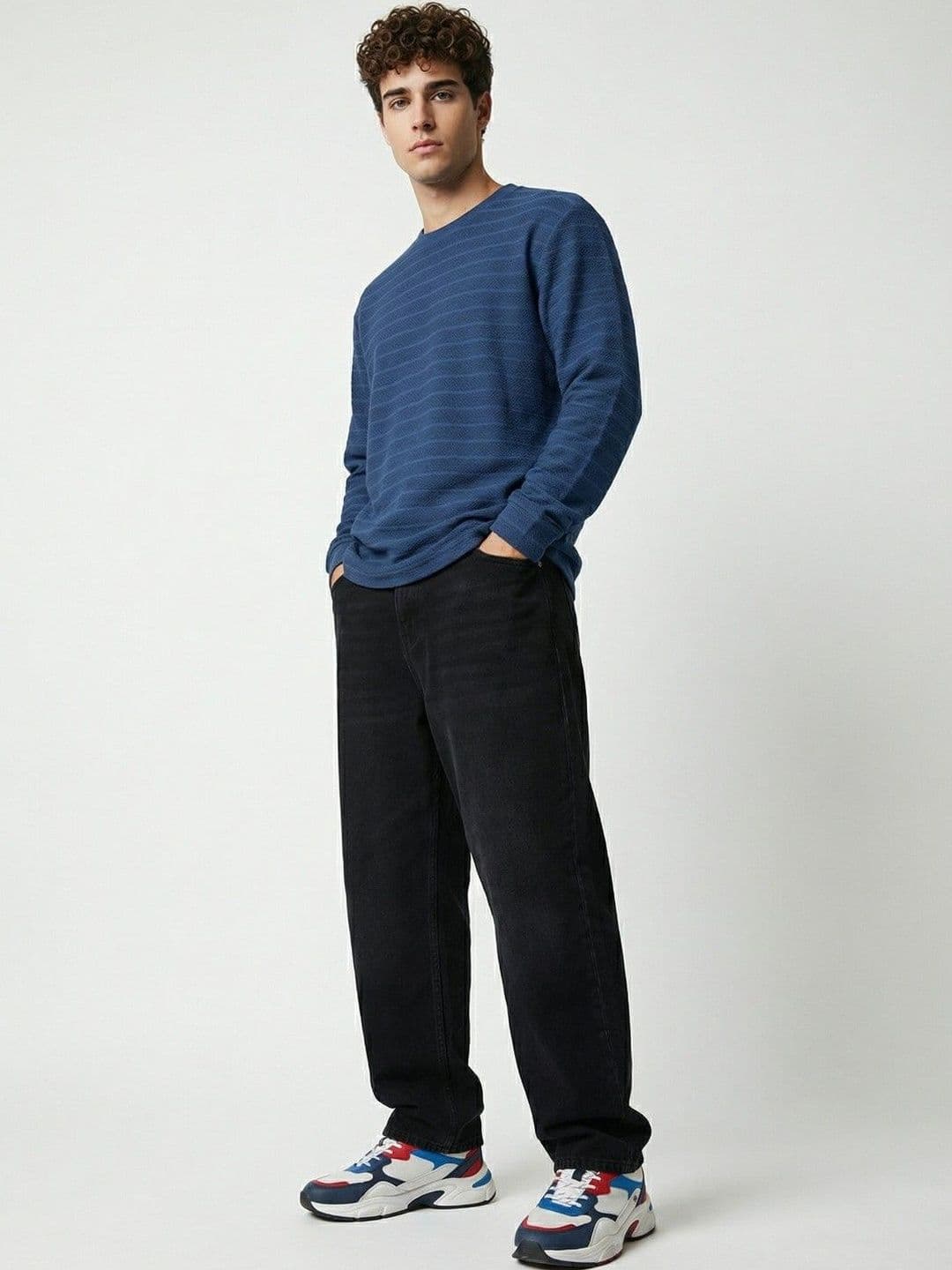 HERE&NOW Men Striped T-shirt - view 1