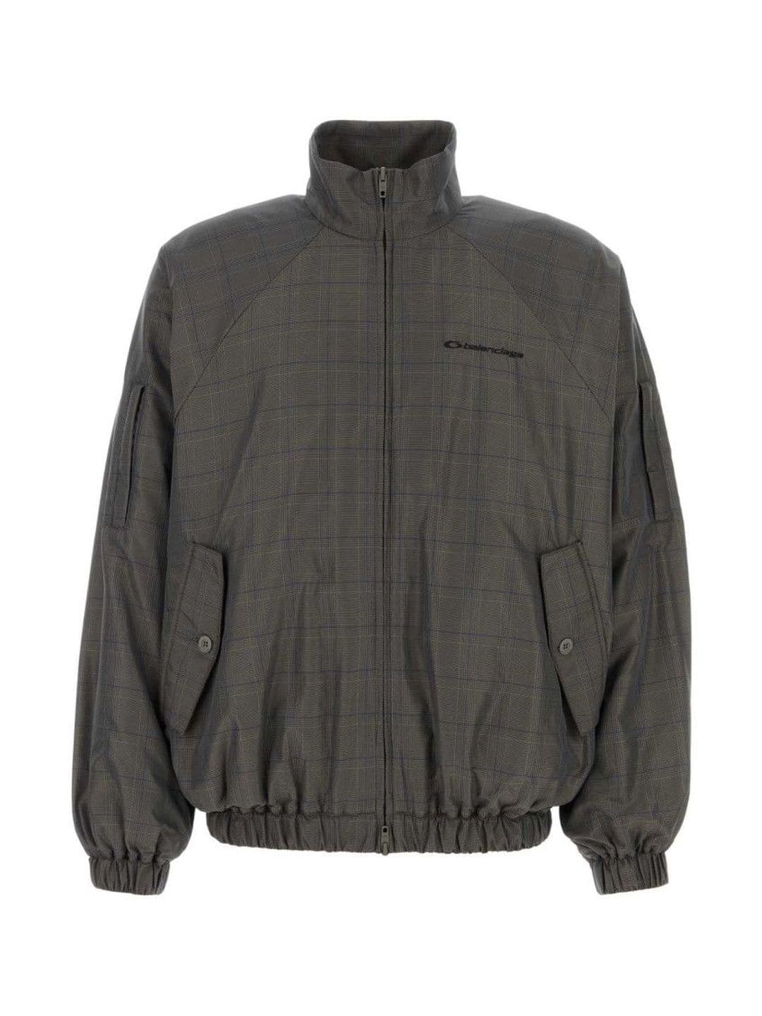 Balenciaga Grey Logo Jacket - view 1