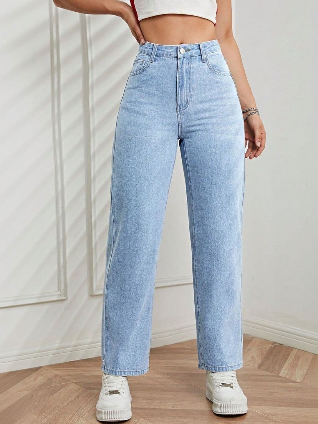 YMT Women Jean Wide Leg Mid-Rise Jeans - view 1