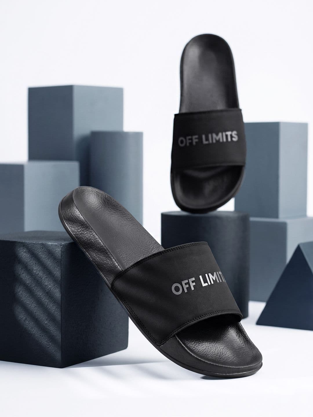 OFF LIMITS Men Printed Sliders Flip Flops - view 1