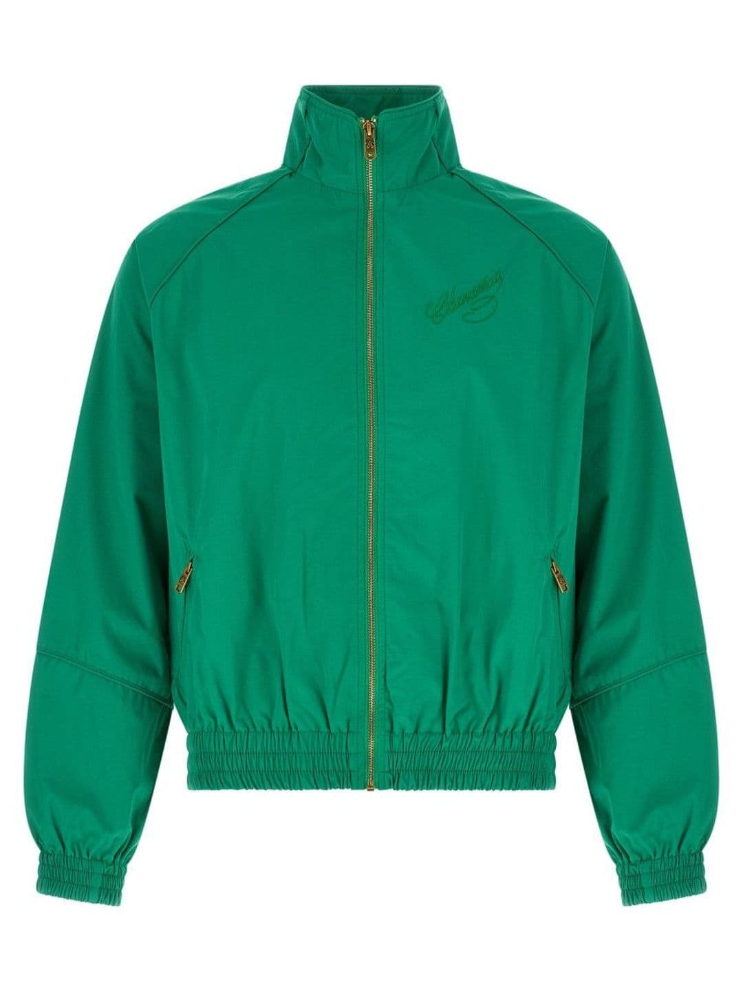 Willy Chavarria Green Logo Zip-Up Jacket - view 1