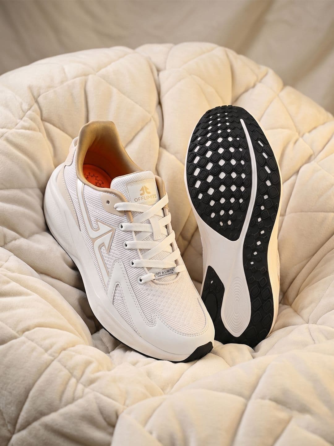 OFF LIMITS Unbound White Mesh Running Shoes - view 1