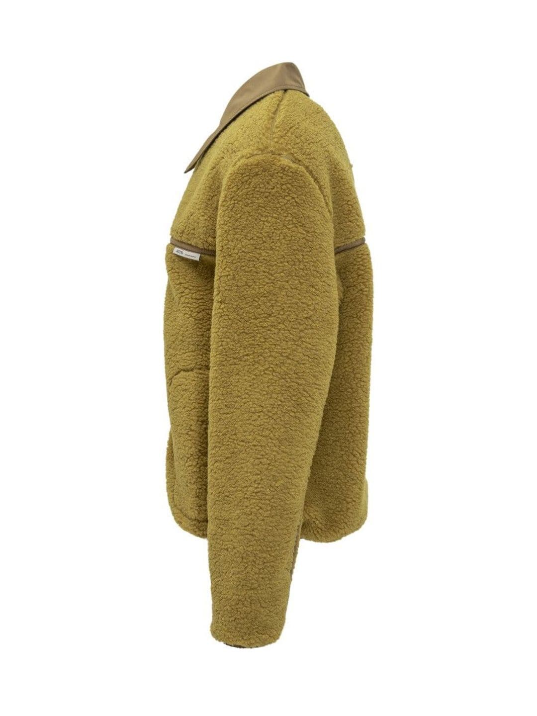 Ami Paris Green Textured Shirt Collar Jacket - view 1