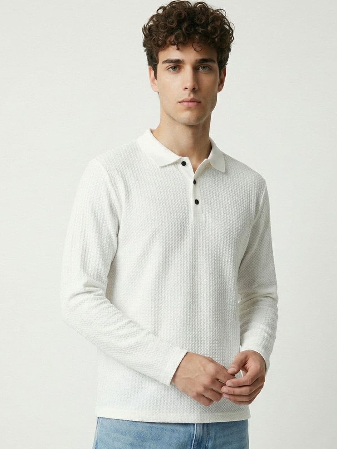 HERE&NOW Men Polo Collar T-shirt - view 1