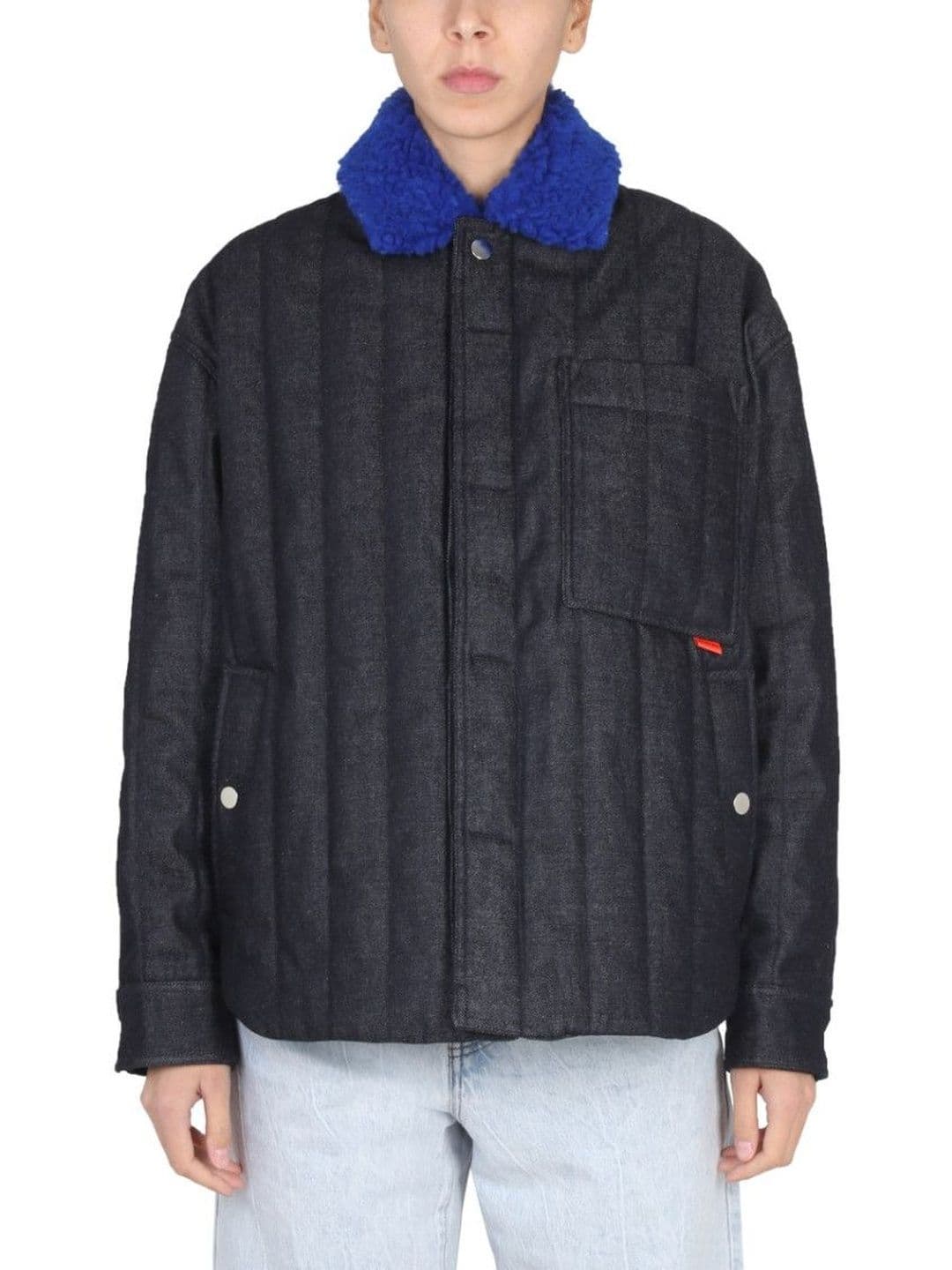Sunnei Dark Blue Solid Jackets - view 1