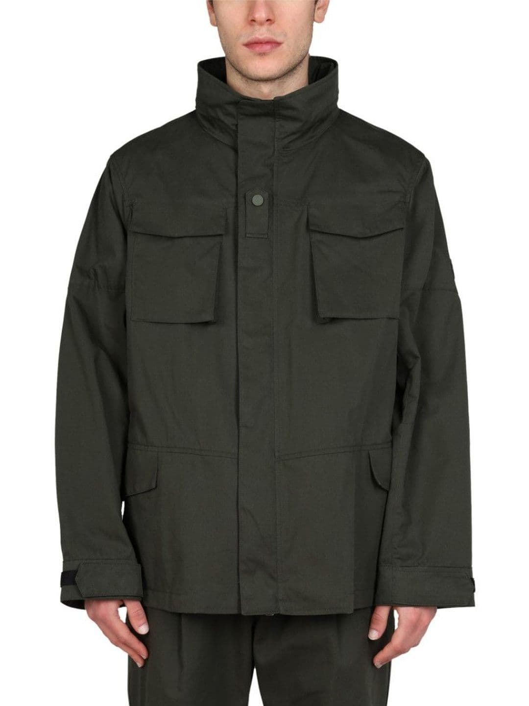 Lardini Dark Green Solid Jackets - view 1