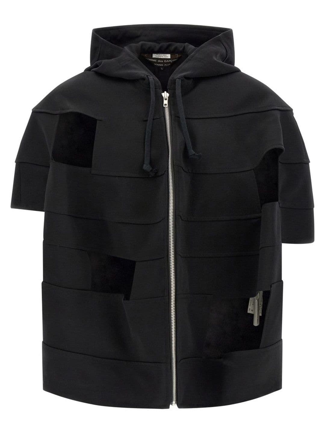 Comme Des Garcons Black Solid Hood Jacket - view 1