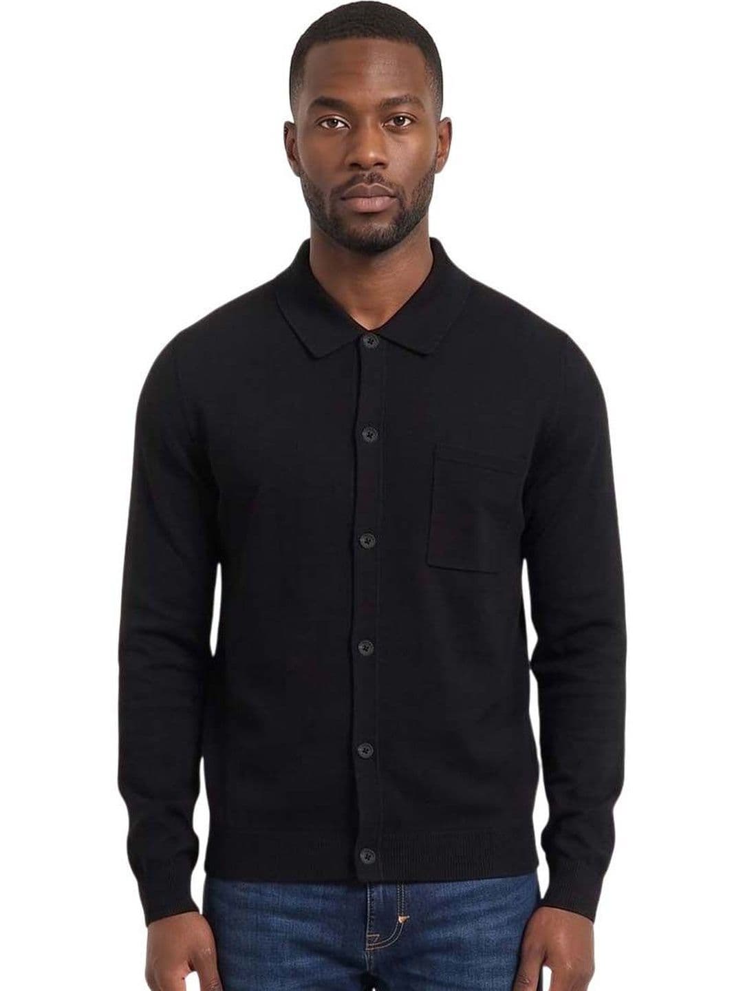 Hugo Boss Black Shirt Collar Jacket - view 1