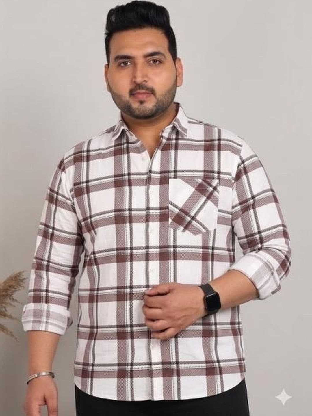 METRONAUT PLUS Men Classic Checked Casual Shirt - view 1