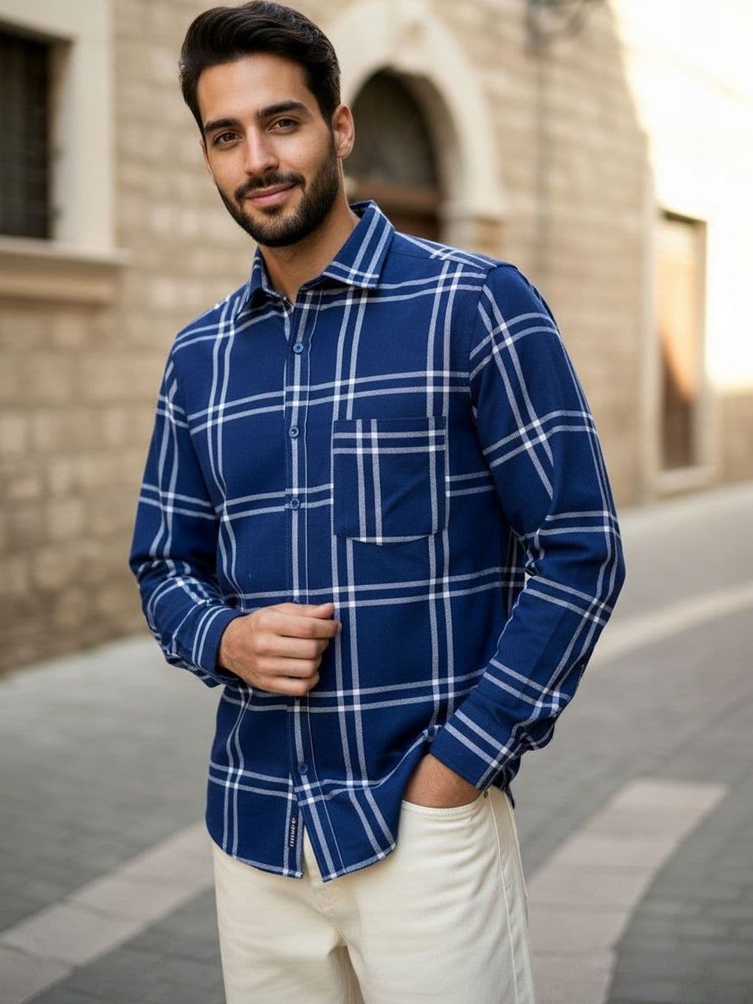 Roadster Men Standard Checked Casual Shirt - view 1