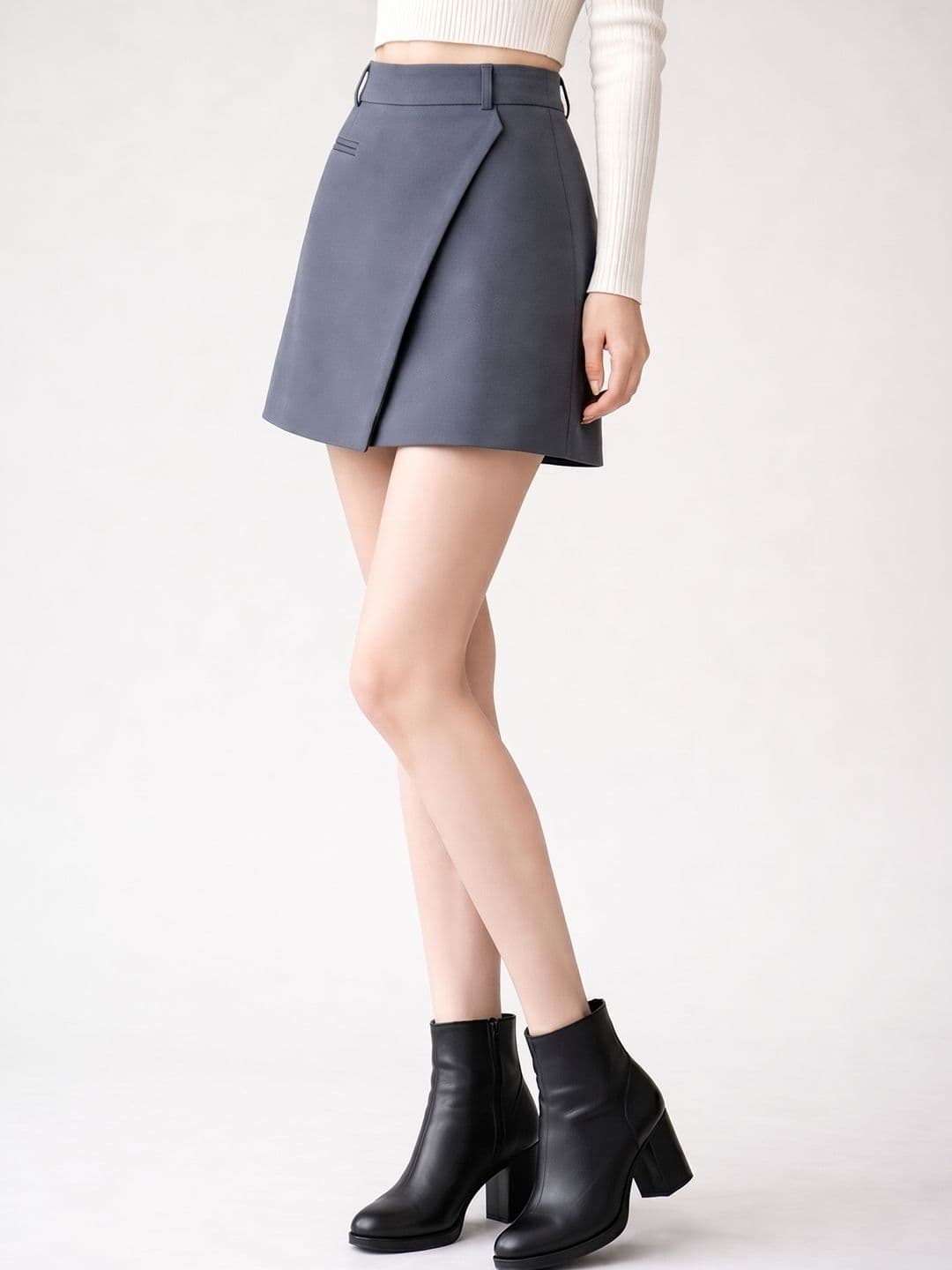 Suo Women Above Knee Flared Skirt - view 1