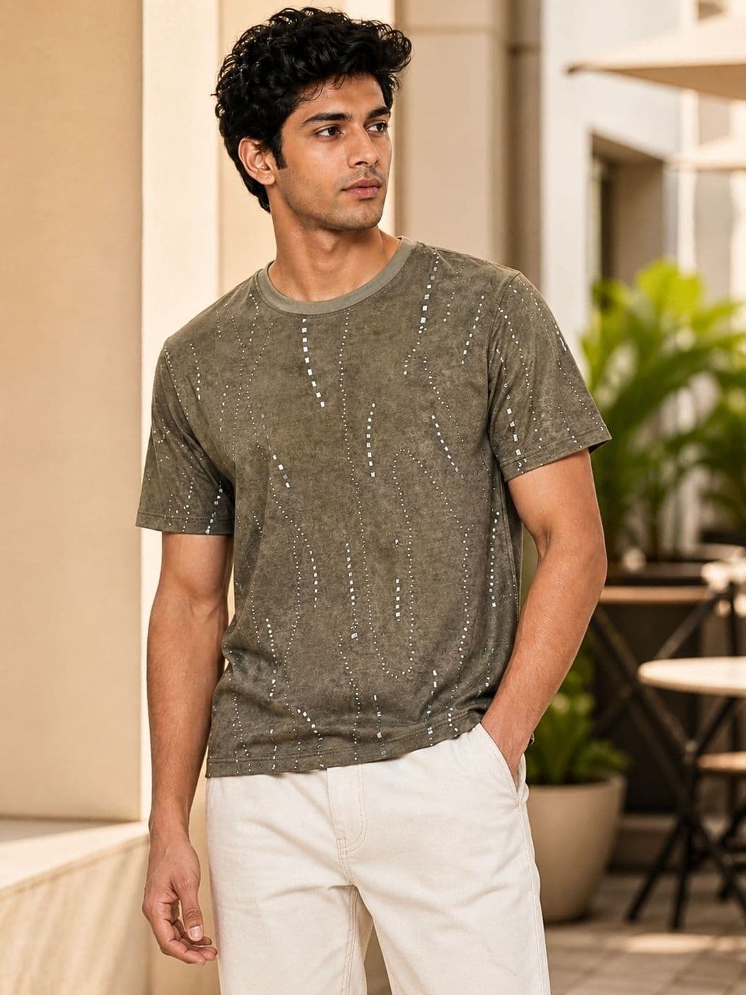 RINO7 Men Pure Cotton T-shirt - view 1