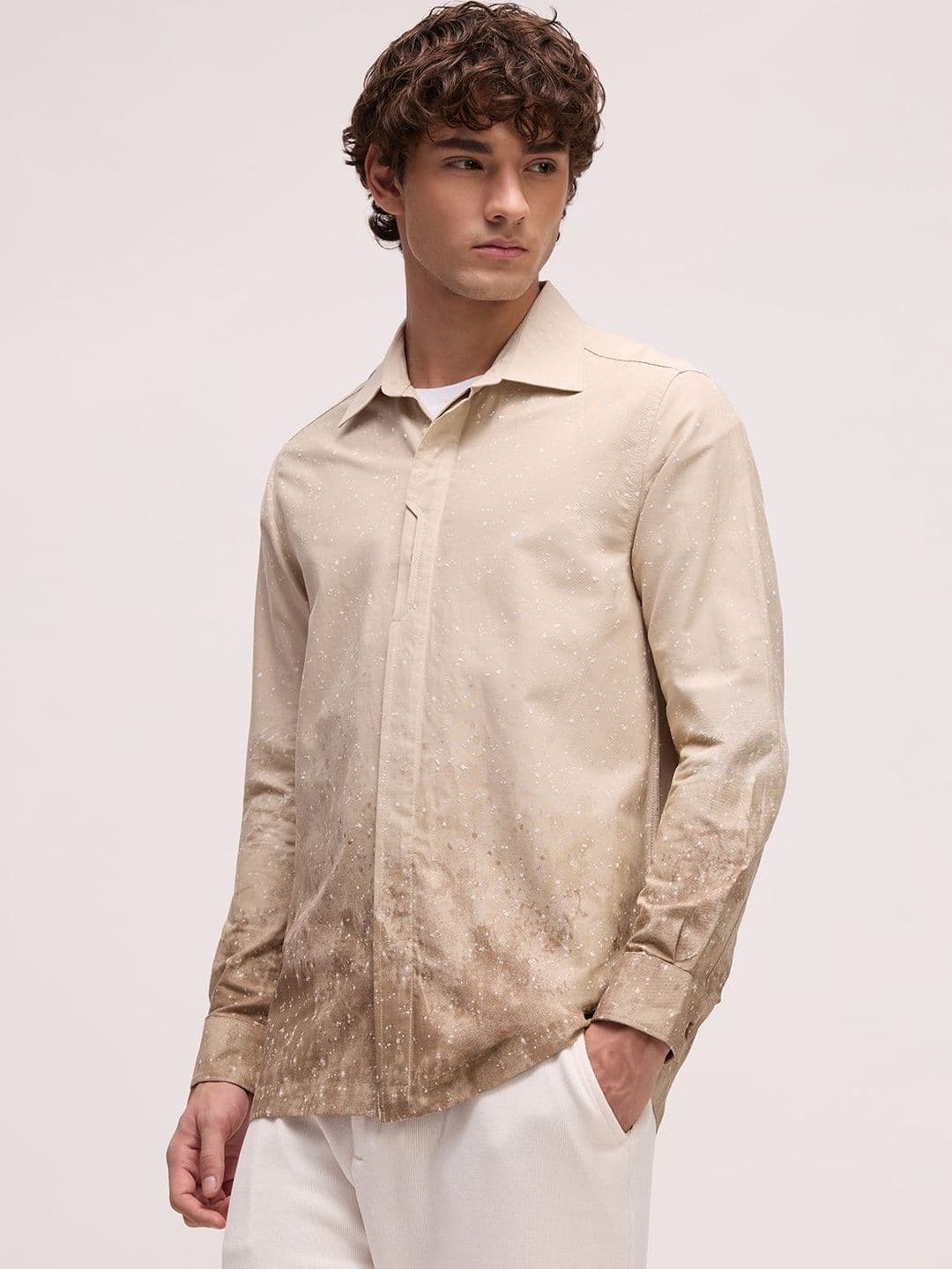 CAHOOT Men Relaxed Ombre Printed Casual Shirt - view 1