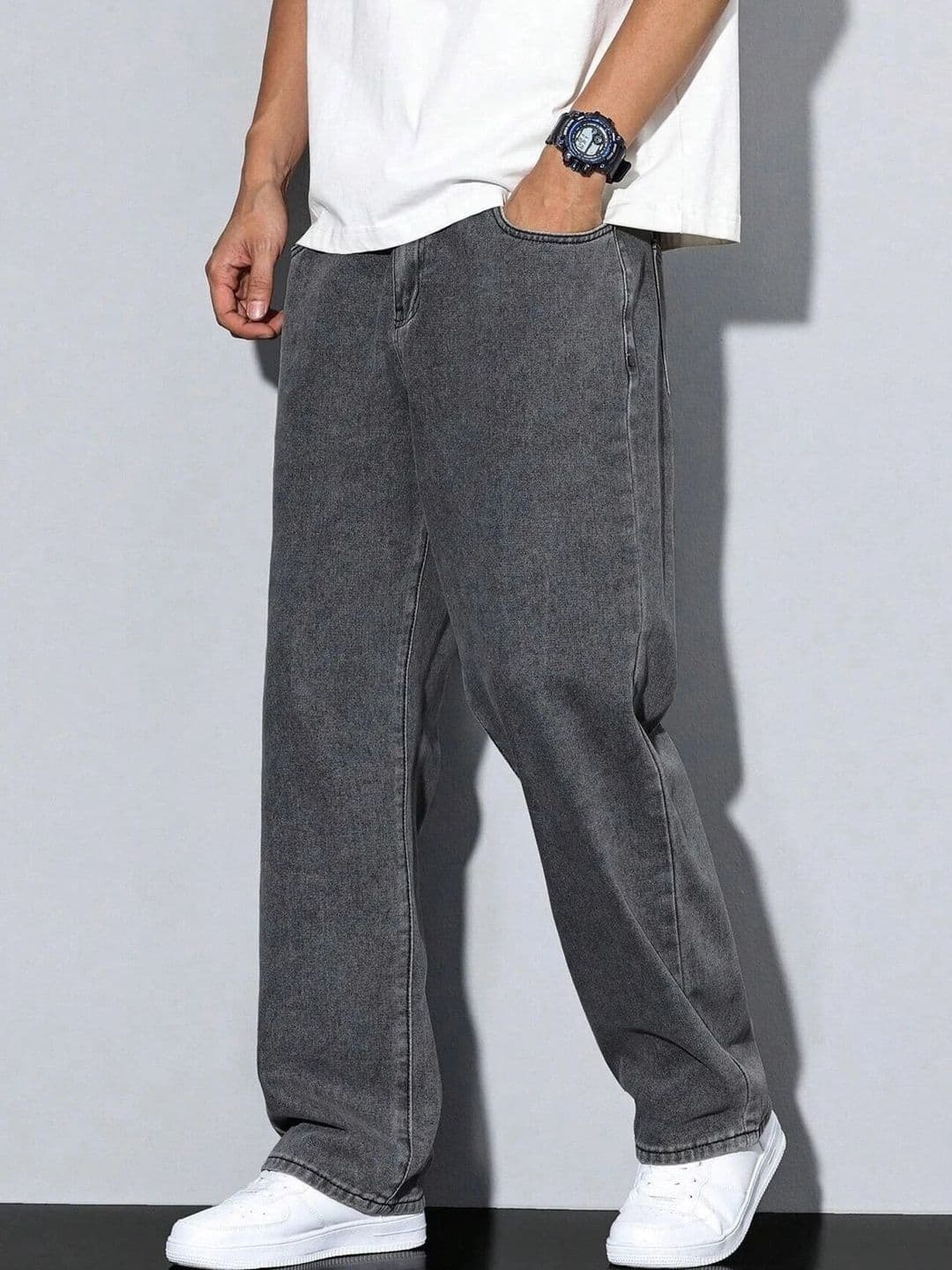 UNIFAV FASHION Men Straight Fit Mid-Rise Jeans - view 1