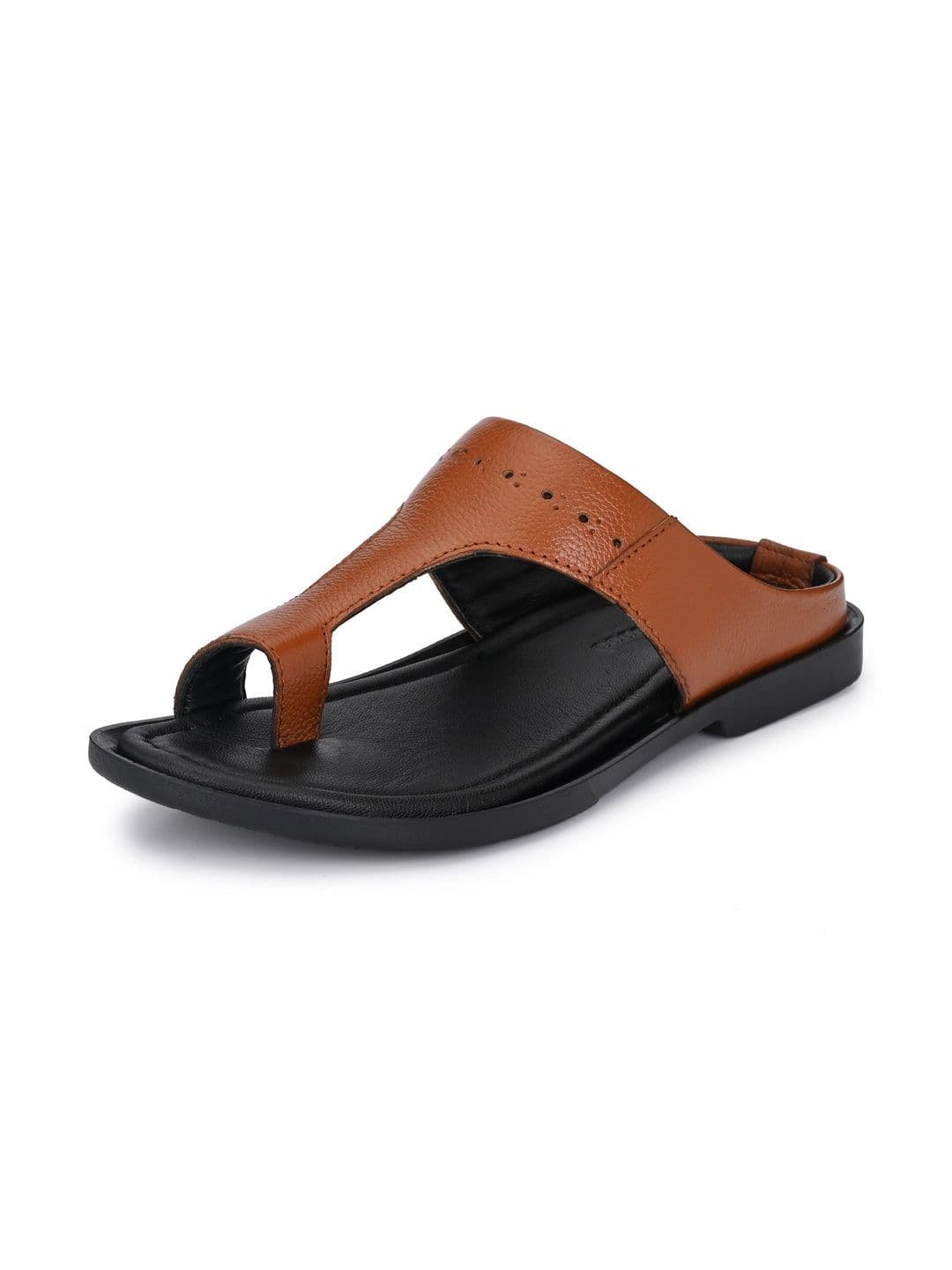 House of Pataudi Men Leather Shoe-Style Sandals - view 1