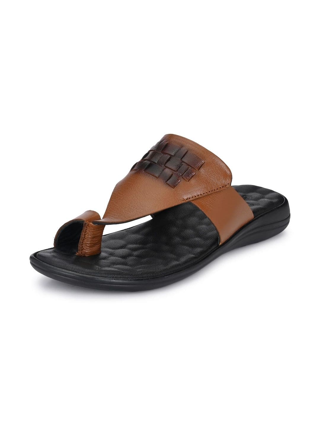 House of Pataudi Men Leather Comfort Sandals - view 1