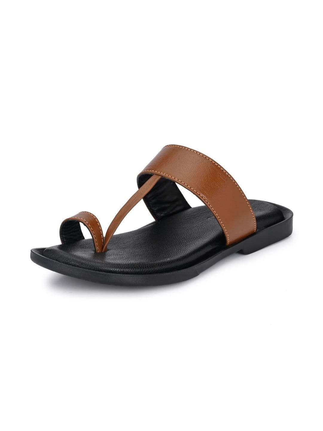 House of Pataudi Men Leather Comfort Sandals - view 1
