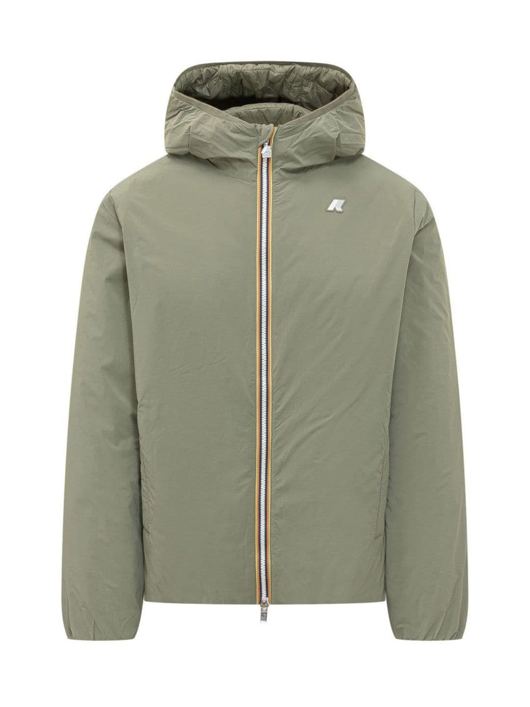K-Way Green Solid Hood Jacket - view 1