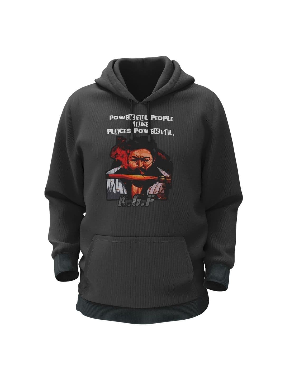 THE PRINT PLATTER Men Printed Hooded Sweatshirt - view 1