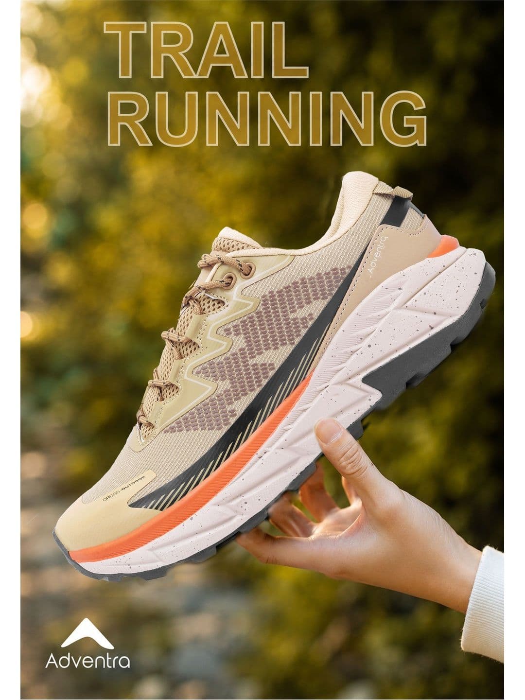 Adventra Sports Men Mesh Running Non-Marking Shoes - view 1