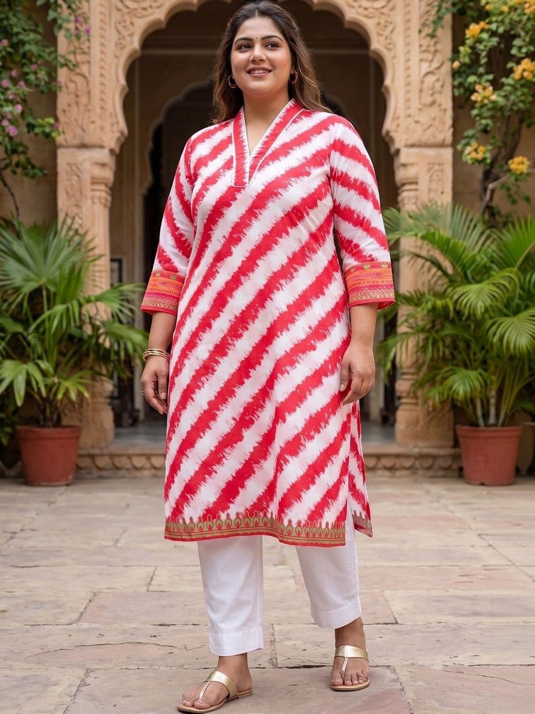 Sztori Women Tie & Dye Printed Kurta - view 1