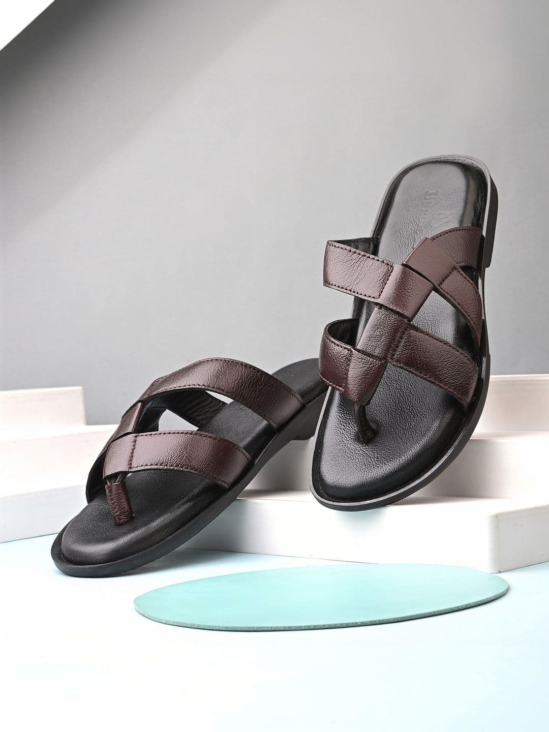 House of Pataudi Men Leather Sandals - view 1