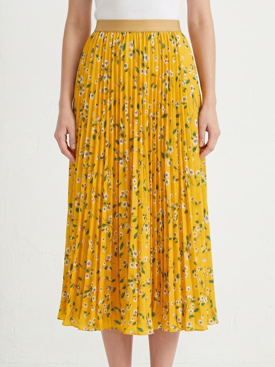 Suo Women Floral Midi Flared Skirt - view 1