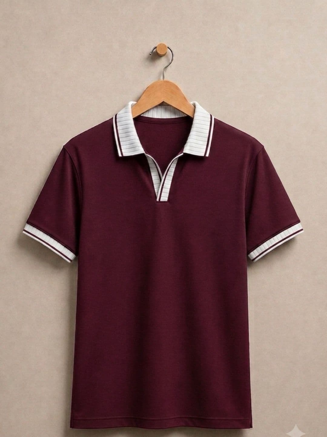 STEVE STATUS Men Polo Collar T-shirt - view 1