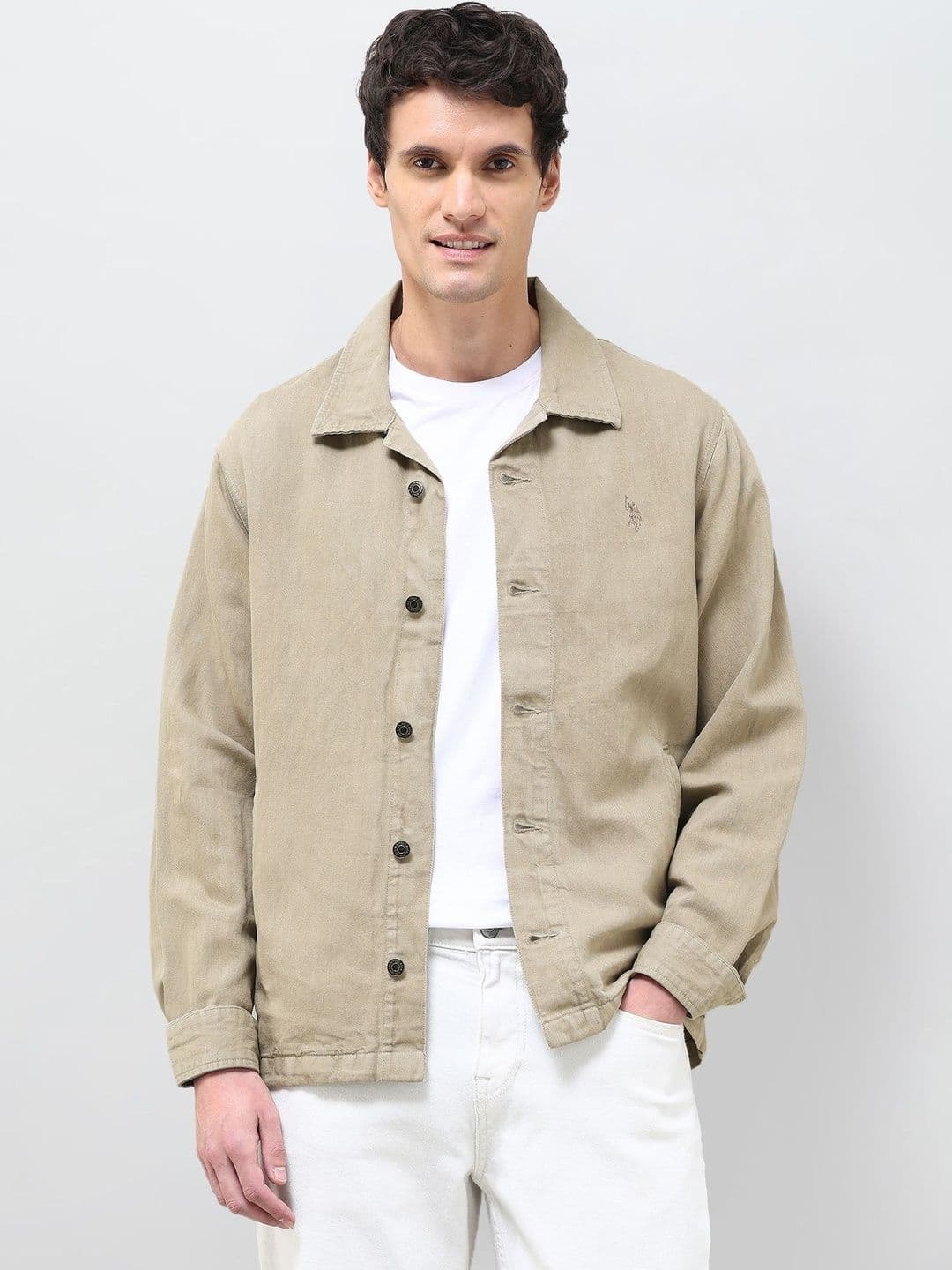 U.S. Polo Assn. Denim Co. Men Open Front Jacket - view 1