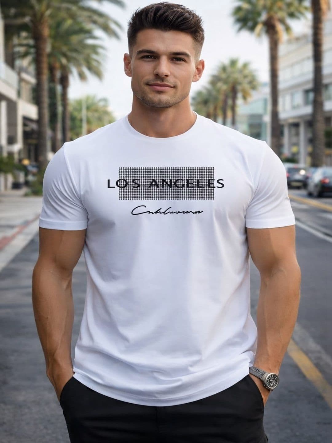 Moda Rapido Men Typography Printed T-shirt - view 1
