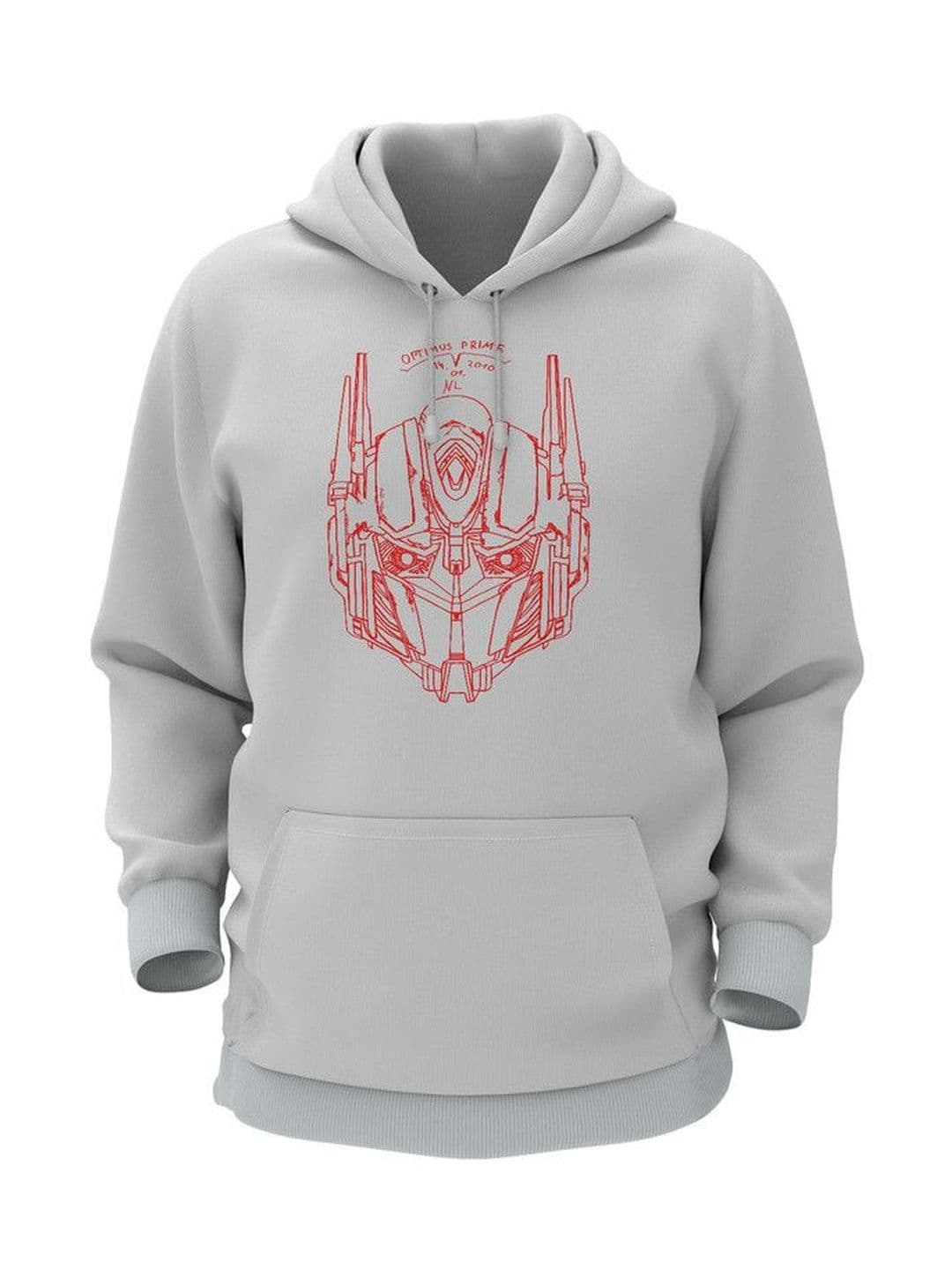 THE PRINT PLATTER Men Printed Hooded Sweatshirt - view 1