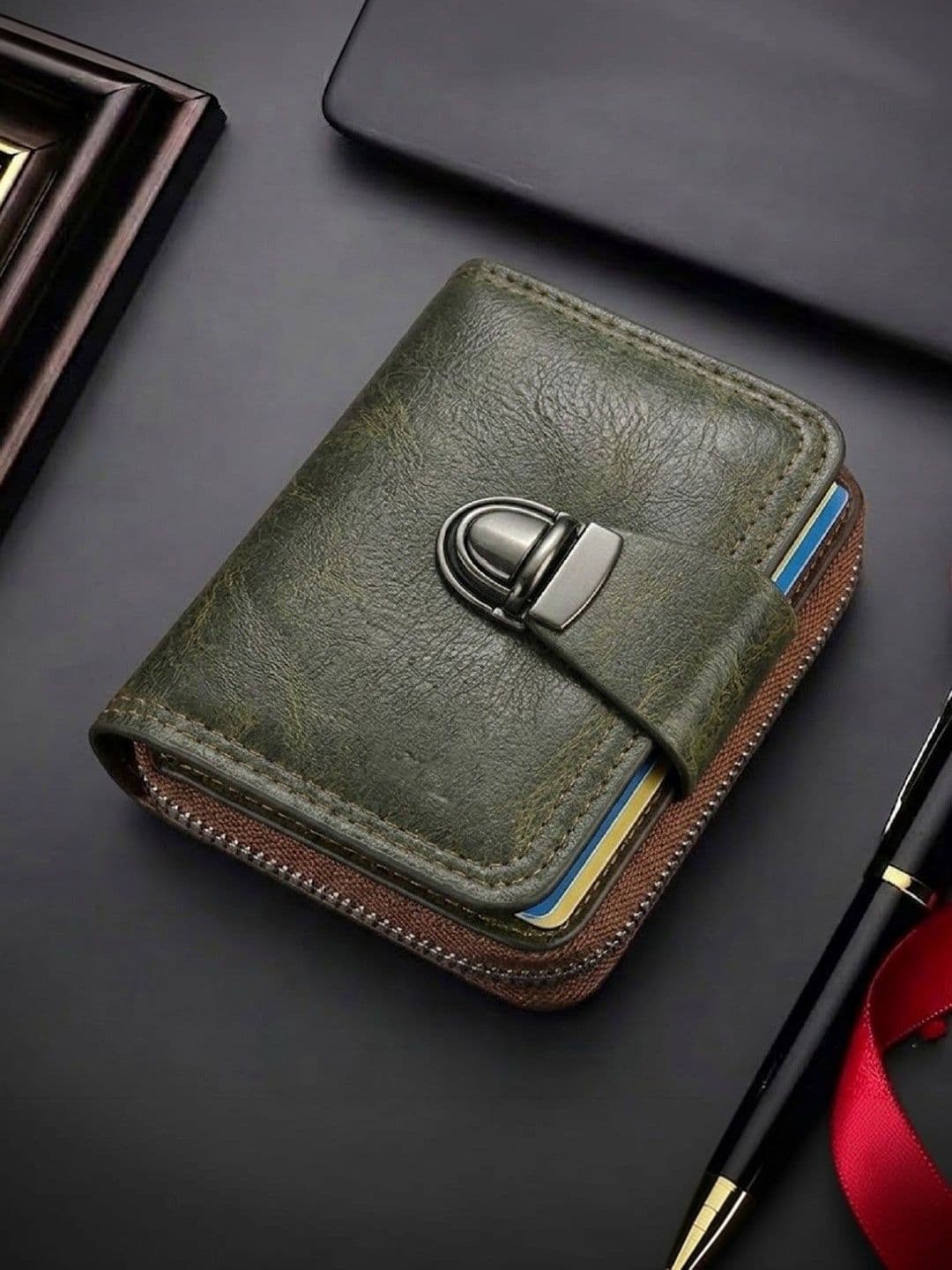 WATCHSTAR Men Leather Card Holder - view 1