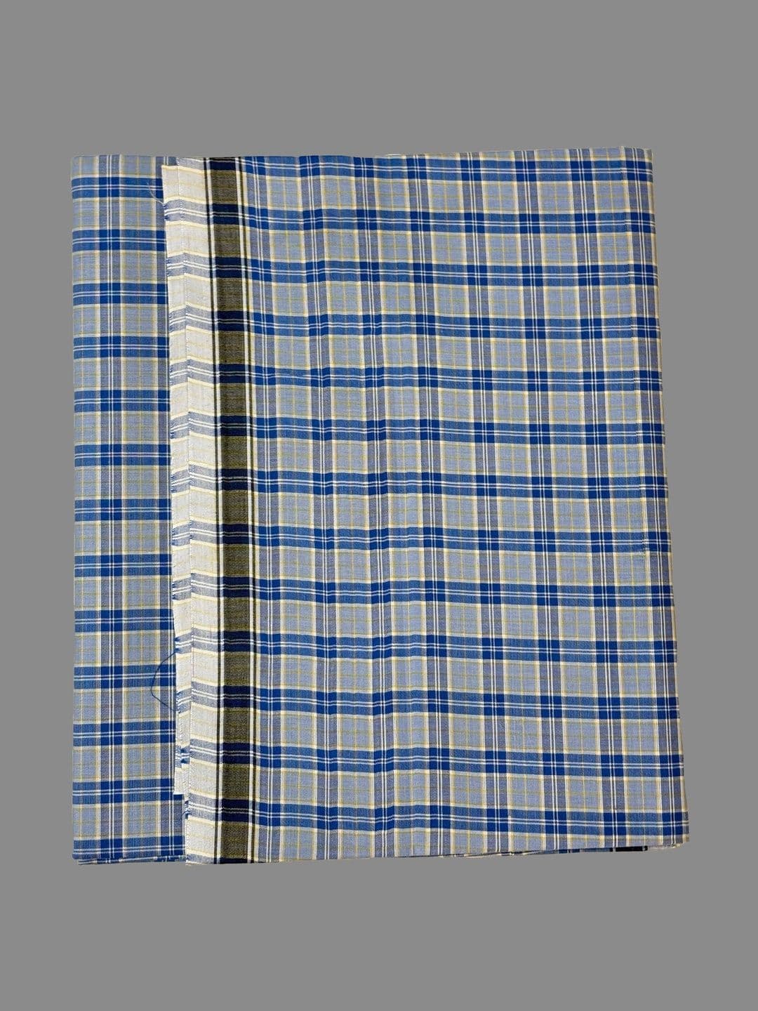 Shyam Handloom Men Checked Cotton Dhoti Dhotis - view 1