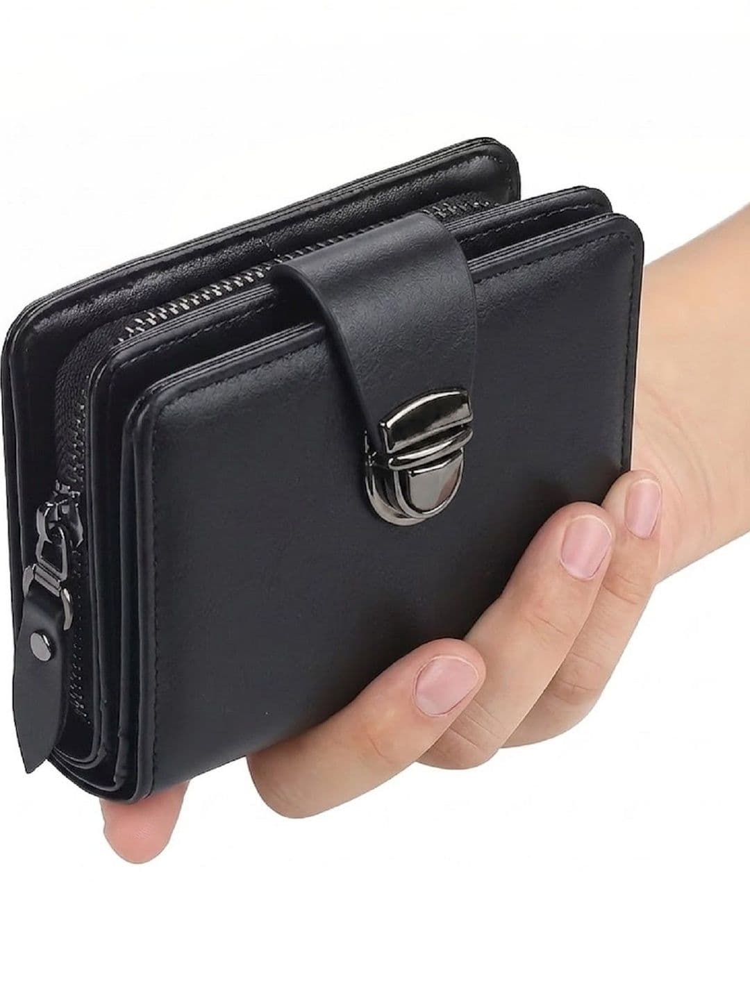 WATCHSTAR Men Textured Leather Two Fold Wallet - view 1