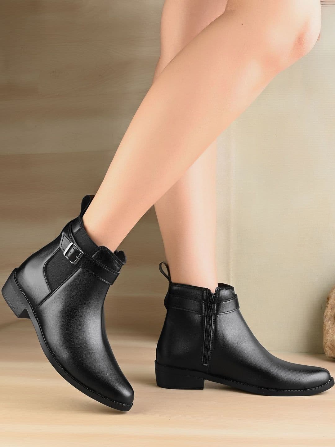 The Roadster Lifestyle Co Women Pointed Toe Zip Regular Boots - view 1