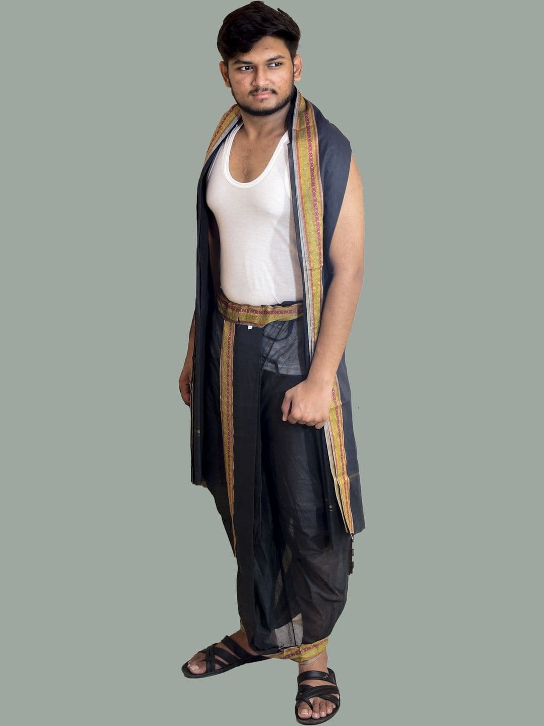 Shyam Handloom Men Cotton Dhoti Dhotis - view 1