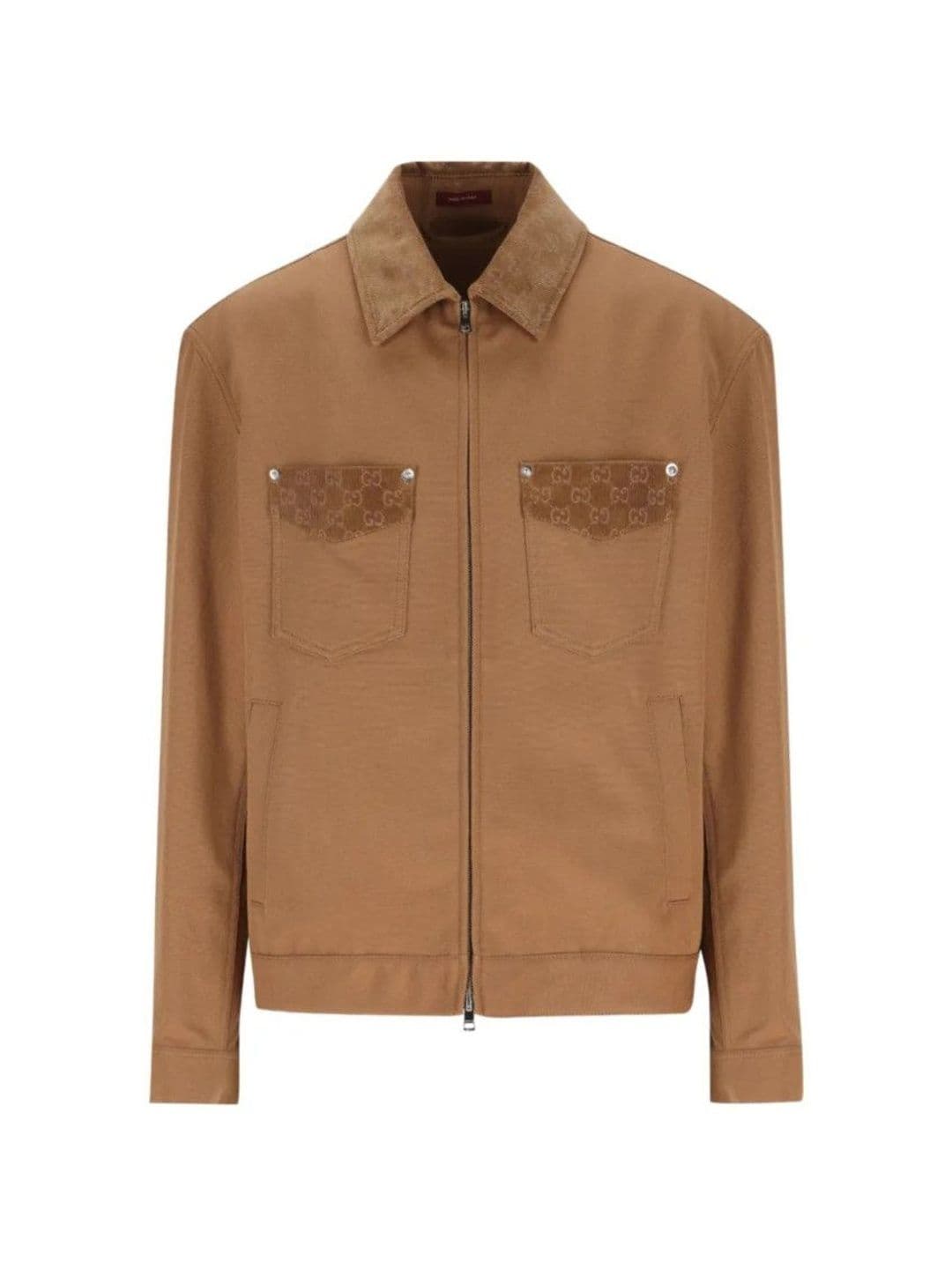 Gucci Brown Shirt Collar Jacket - view 1