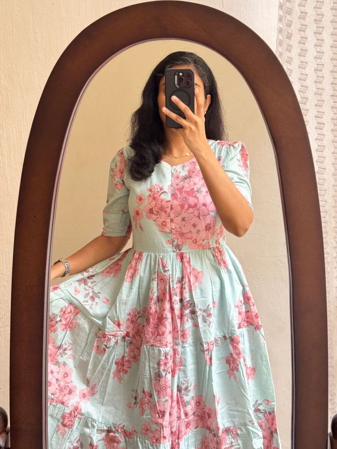 NEW4U Women Floral Printed Floral Anarkali Kurta - view 1