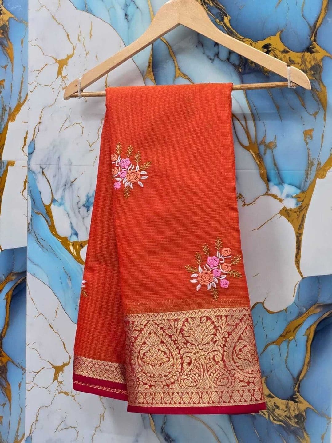 TILFELLE Embroidered Kota Saree - view 1