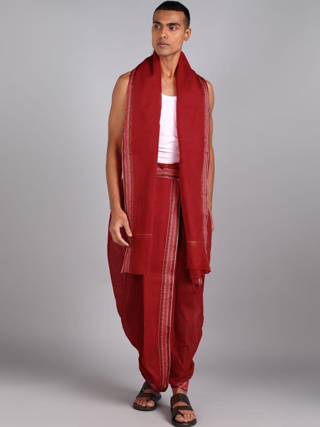 Shyam Handloom Men Cotton Dhoti Dhotis - view 1