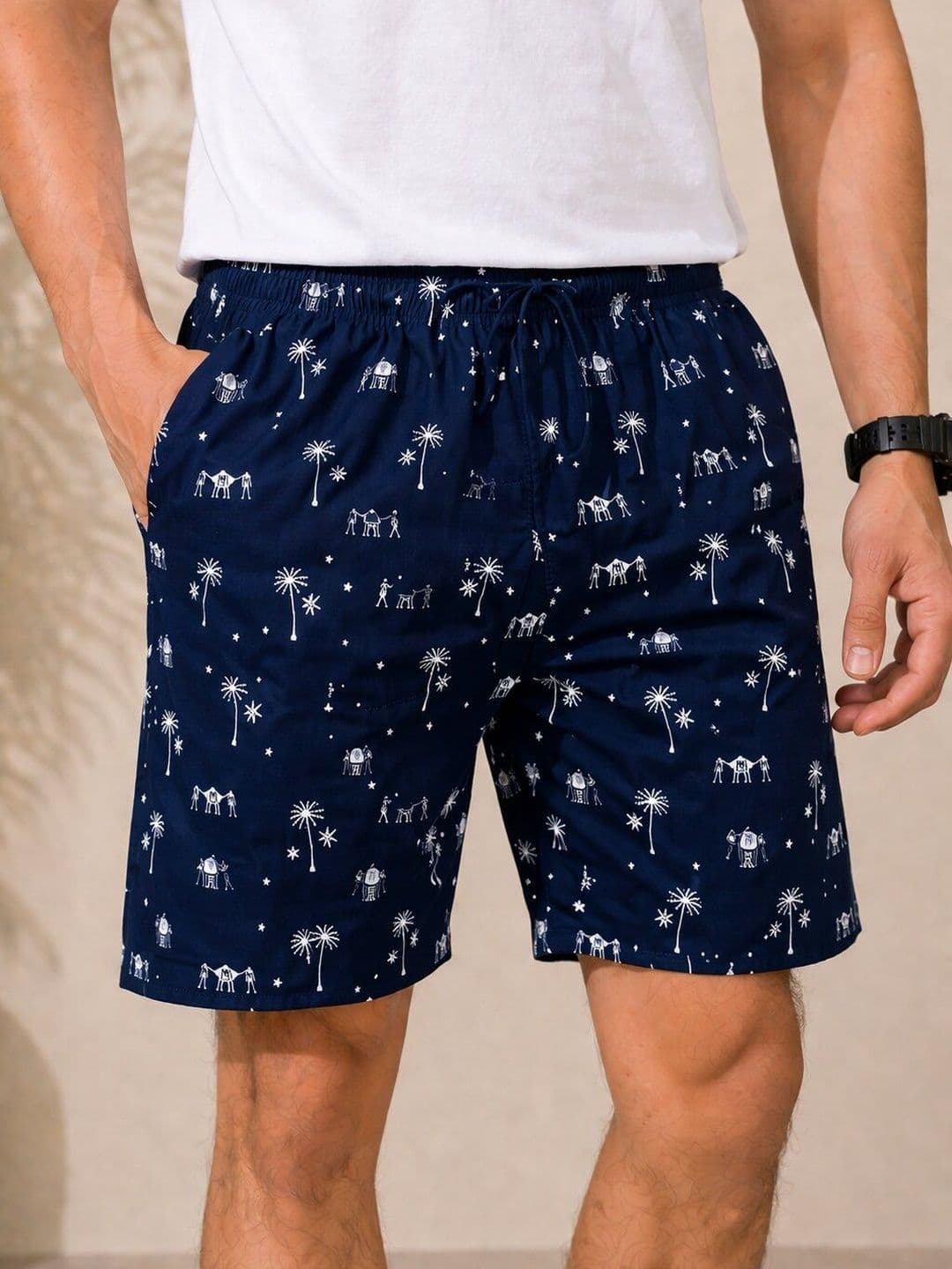 GYS Men Printed Lounge Shorts - view 1