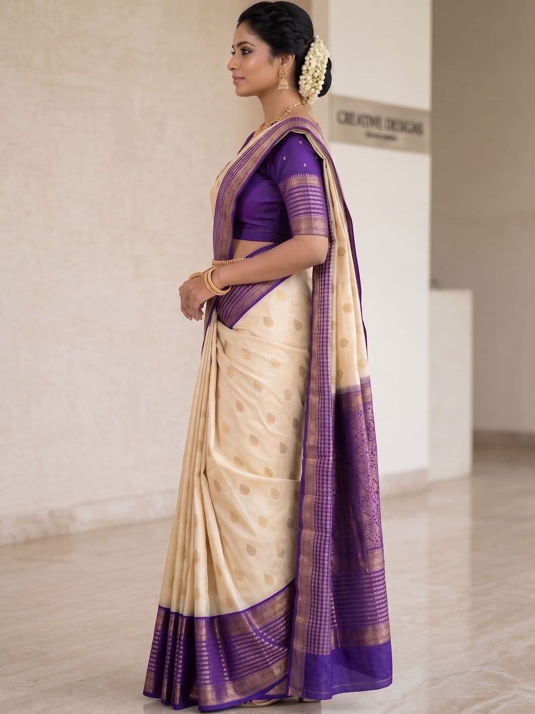 Aman's Impero Woven Design Zari Art Silk Banarasi Saree - view 1