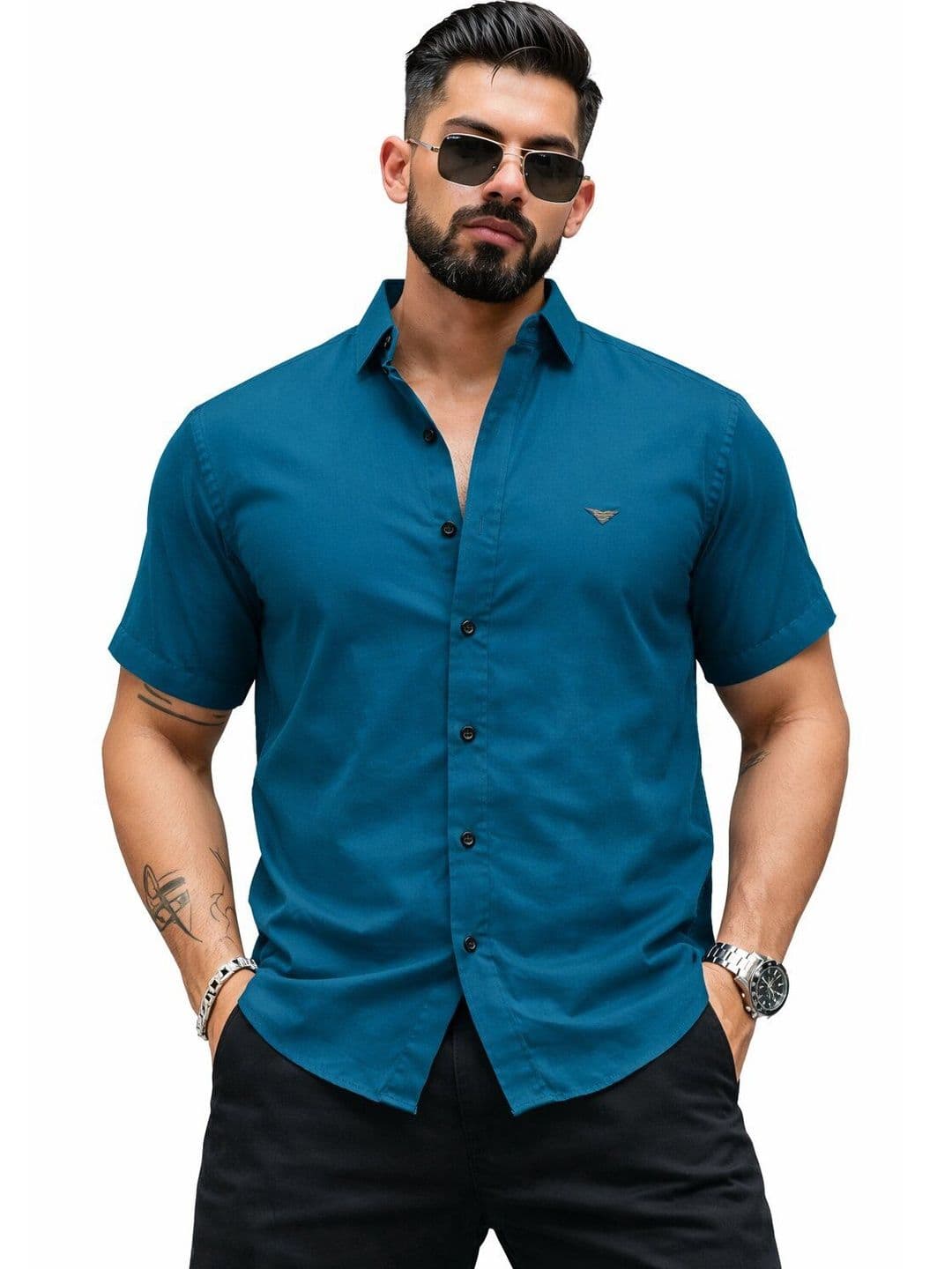 Kook N Keech Men Brand Logo Polo Collar T-shirt - view 1