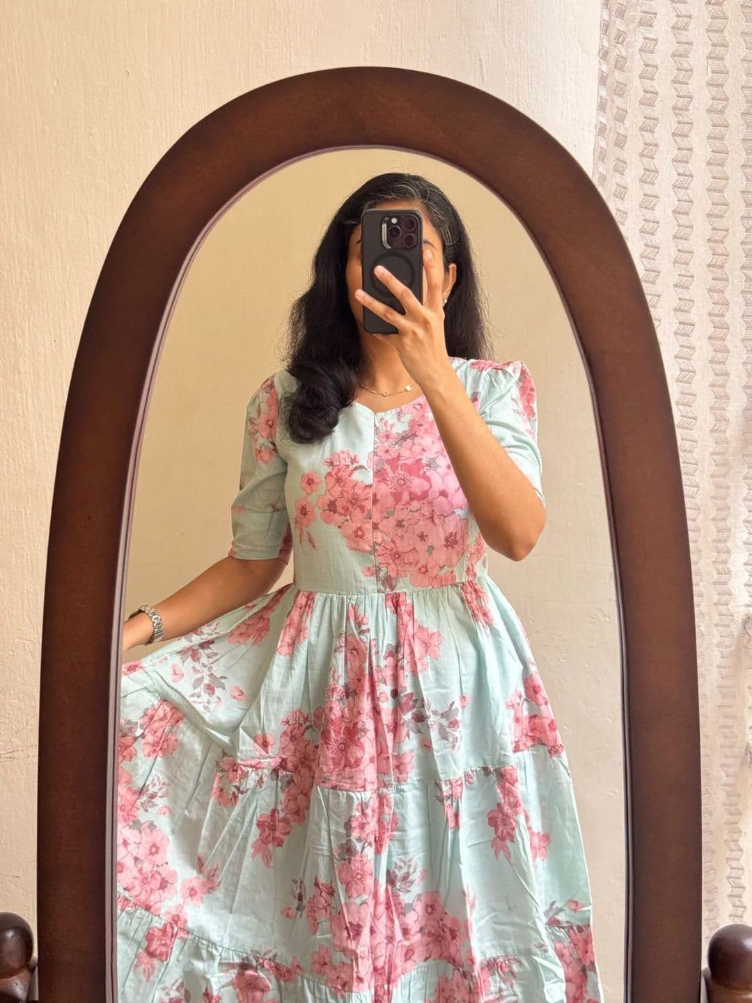 NEW4U Women Floral Printed Floral Anarkali Kurta - view 1