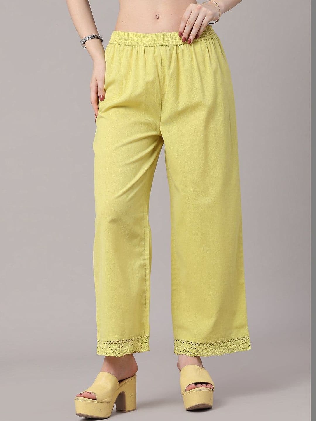 LIMEROAD Women Embellished Ethnic Palazzos - view 1